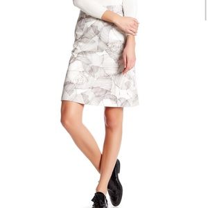 NWT Boss Victyna Printed A-line Skirt Sz 6